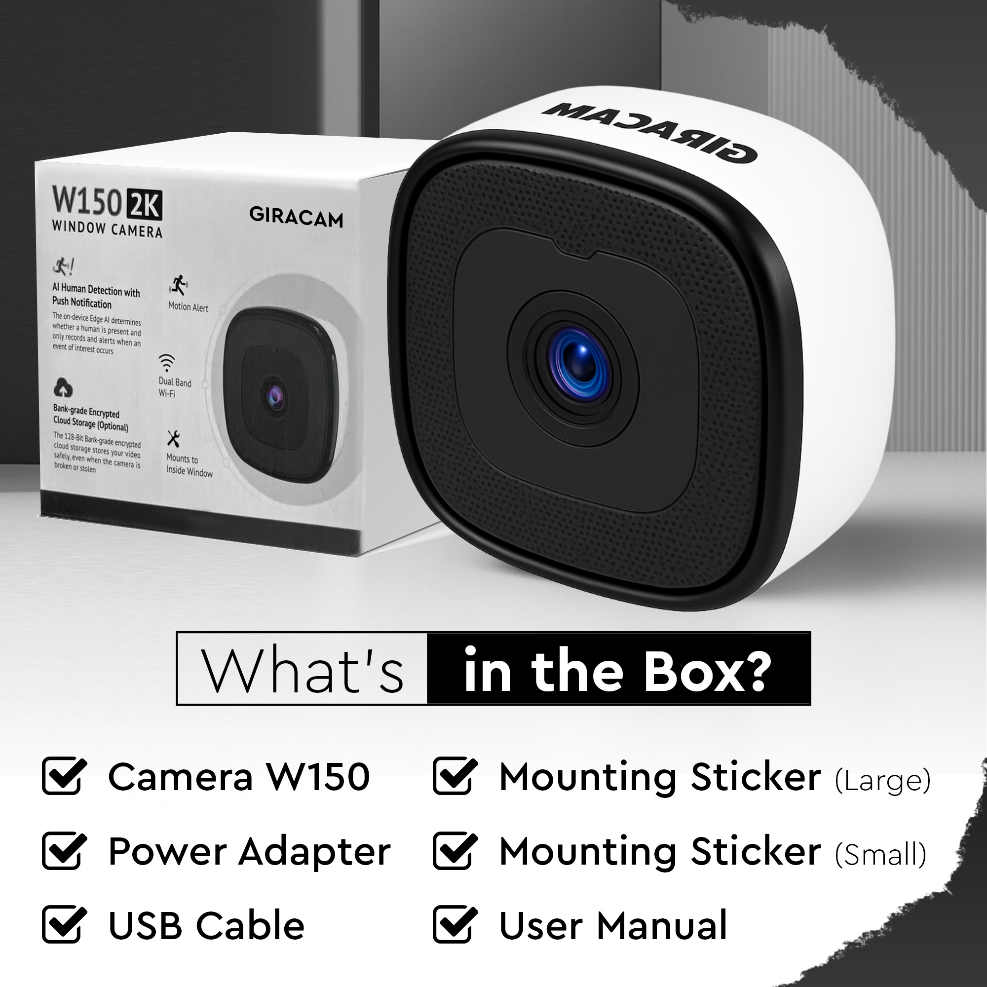 Giracam 3MP W150 Window Camera